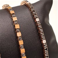 Bracciale John Richmond Tennis Lab in Titanio Diamante Lab Grown 2.40 Ct JRTW18RB - JRTW18RB